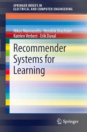 Immagine del venditore per Recommender Systems for Learning venduto da BuchWeltWeit Ludwig Meier e.K.