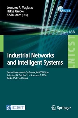 Image du vendeur pour Industrial Networks and Intelligent Systems mis en vente par BuchWeltWeit Ludwig Meier e.K.