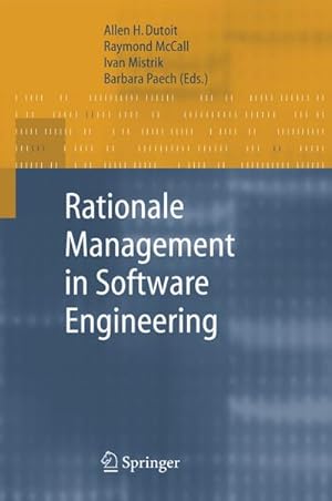Bild des Verkufers fr Rationale Management in Software Engineering zum Verkauf von BuchWeltWeit Ludwig Meier e.K.