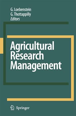 Seller image for Agricultural Research Management for sale by BuchWeltWeit Ludwig Meier e.K.