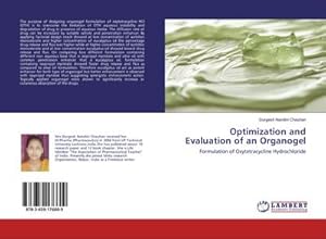 Seller image for Optimization and Evaluation of an Organogel for sale by BuchWeltWeit Ludwig Meier e.K.