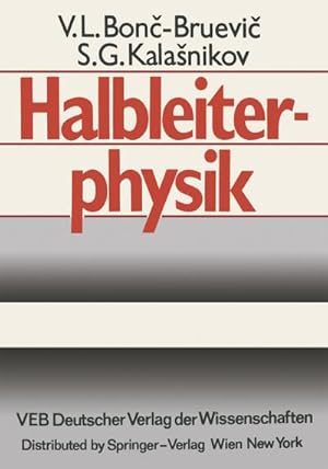 Image du vendeur pour Halbleiterphysik mis en vente par BuchWeltWeit Ludwig Meier e.K.