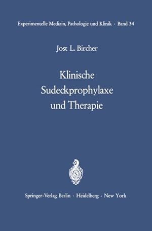 Bild des Verkufers fr Klinische Sudeckprophylaxe und Therapie zum Verkauf von BuchWeltWeit Ludwig Meier e.K.