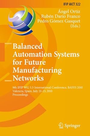 Seller image for Balanced Automation Systems for Future Manufacturing Networks for sale by BuchWeltWeit Ludwig Meier e.K.