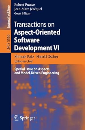 Image du vendeur pour Transactions on Aspect-Oriented Software Development VI mis en vente par BuchWeltWeit Ludwig Meier e.K.