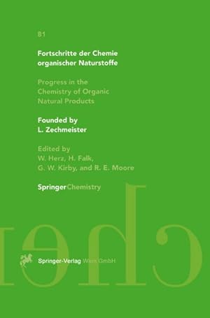 Seller image for Fortschritte der Chemie organischer Naturstoffe / Progress in the Chemistry of Organic Natural Products for sale by BuchWeltWeit Ludwig Meier e.K.