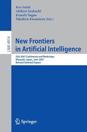 Imagen del vendedor de New Frontiers in Artificial Intelligence a la venta por BuchWeltWeit Ludwig Meier e.K.