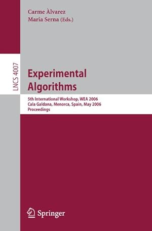 Imagen del vendedor de Experimental Algorithms a la venta por BuchWeltWeit Ludwig Meier e.K.