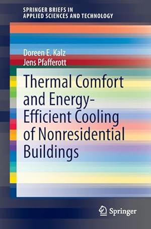 Immagine del venditore per Thermal Comfort and Energy-Efficient Cooling of Nonresidential Buildings venduto da BuchWeltWeit Ludwig Meier e.K.