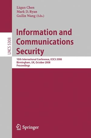 Imagen del vendedor de Information and Communications Security a la venta por BuchWeltWeit Ludwig Meier e.K.