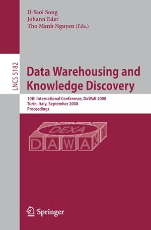 Bild des Verkufers fr Data Warehousing and Knowledge Discovery zum Verkauf von BuchWeltWeit Ludwig Meier e.K.