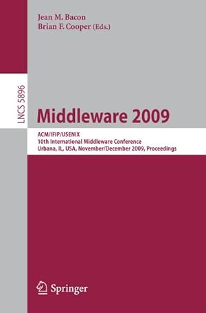 Seller image for Middleware 2009 for sale by BuchWeltWeit Ludwig Meier e.K.