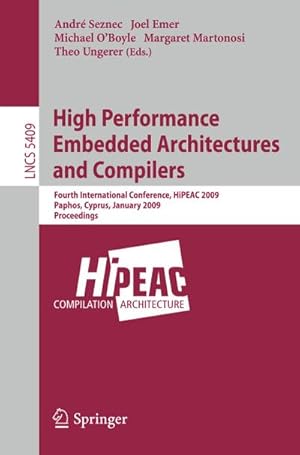 Immagine del venditore per High Performance Embedded Architectures and Compilers venduto da BuchWeltWeit Ludwig Meier e.K.