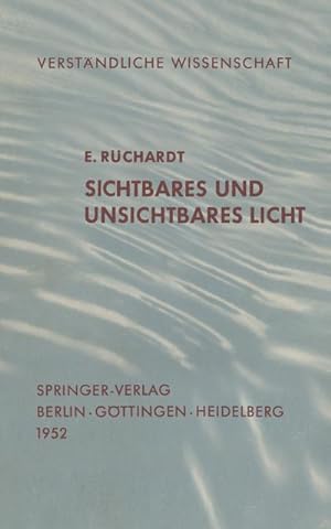 Immagine del venditore per Sichtbares und Unsichtbares Licht venduto da BuchWeltWeit Ludwig Meier e.K.