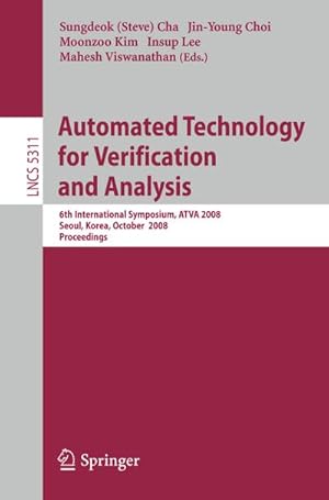 Immagine del venditore per Automated Technology for Verification and Analysis venduto da BuchWeltWeit Ludwig Meier e.K.