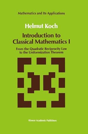 Seller image for Introduction to Classical Mathematics I for sale by BuchWeltWeit Ludwig Meier e.K.