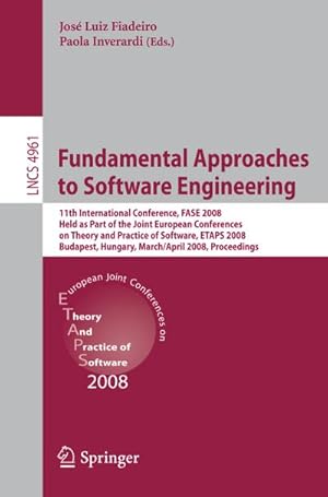 Bild des Verkufers fr Fundamental Approaches to Software Engineering zum Verkauf von BuchWeltWeit Ludwig Meier e.K.