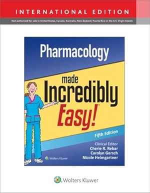 Imagen del vendedor de Pharmacology Made Incredibly Easy a la venta por BuchWeltWeit Ludwig Meier e.K.