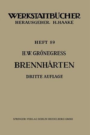 Seller image for Brennhrten for sale by BuchWeltWeit Ludwig Meier e.K.
