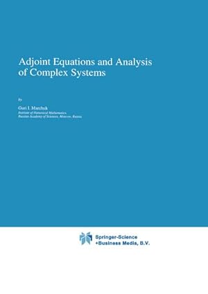 Seller image for Adjoint Equations and Analysis of Complex Systems for sale by BuchWeltWeit Ludwig Meier e.K.
