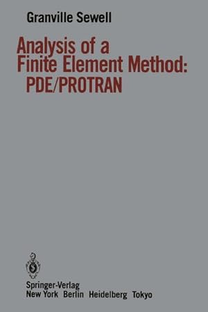 Image du vendeur pour Analysis of a Finite Element Method mis en vente par BuchWeltWeit Ludwig Meier e.K.