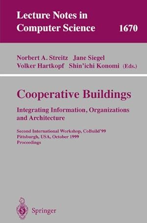 Immagine del venditore per Cooperative Buildings. Integrating Information, Organizations, and Architecture venduto da BuchWeltWeit Ludwig Meier e.K.