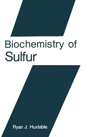 Immagine del venditore per Biochemistry of Sulfur venduto da BuchWeltWeit Ludwig Meier e.K.
