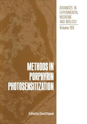 Seller image for Methods in Porphyrin Photosensitization for sale by BuchWeltWeit Ludwig Meier e.K.