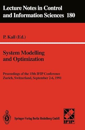 Imagen del vendedor de System Modelling and Optimization a la venta por BuchWeltWeit Ludwig Meier e.K.