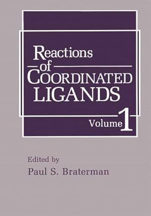 Bild des Verkufers fr Reactions of Coordinated Ligands zum Verkauf von BuchWeltWeit Ludwig Meier e.K.
