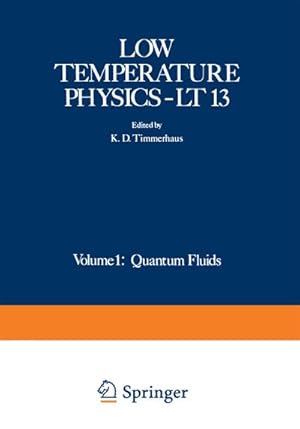 Seller image for Low Temperature Physics-LT 13 for sale by BuchWeltWeit Ludwig Meier e.K.