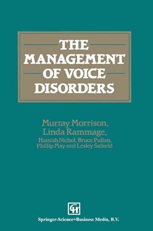 Seller image for The Management of Voice Disorders for sale by BuchWeltWeit Ludwig Meier e.K.