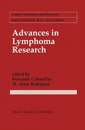 Immagine del venditore per Advances in Lymphoma Research venduto da BuchWeltWeit Ludwig Meier e.K.
