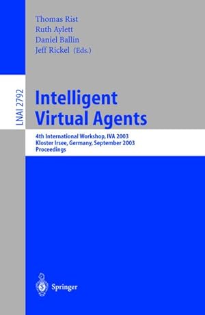 Seller image for Intelligent Virtual Agents for sale by BuchWeltWeit Ludwig Meier e.K.