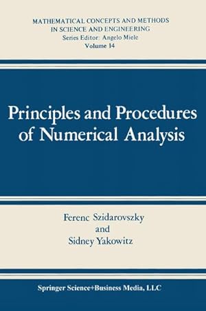 Seller image for Principles and Procedures of Numerical Analysis for sale by BuchWeltWeit Ludwig Meier e.K.