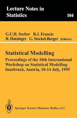 Image du vendeur pour Statistical Modelling mis en vente par BuchWeltWeit Ludwig Meier e.K.