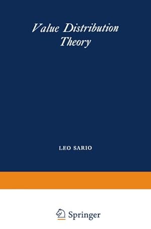 Seller image for Value Distribution Theory for sale by BuchWeltWeit Ludwig Meier e.K.