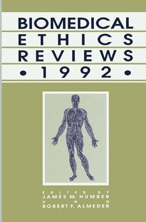 Imagen del vendedor de Biomedical Ethics Reviews 1992 a la venta por BuchWeltWeit Ludwig Meier e.K.