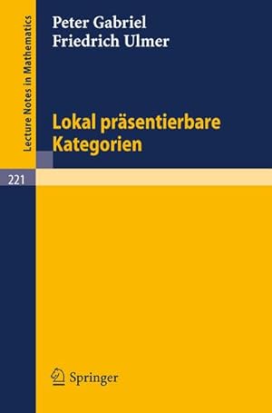 Imagen del vendedor de Lokal prsentierbare Kategorien a la venta por BuchWeltWeit Ludwig Meier e.K.