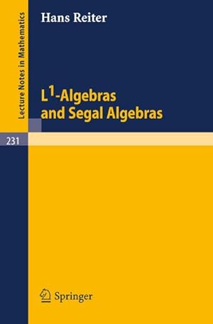 Imagen del vendedor de L1-Algebras and Segal Algebras a la venta por BuchWeltWeit Ludwig Meier e.K.