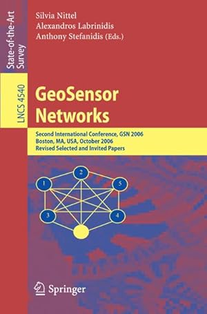 Imagen del vendedor de GeoSensor Networks a la venta por BuchWeltWeit Ludwig Meier e.K.