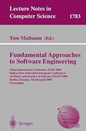 Seller image for Fundamental Approaches to Software Engineering for sale by BuchWeltWeit Ludwig Meier e.K.