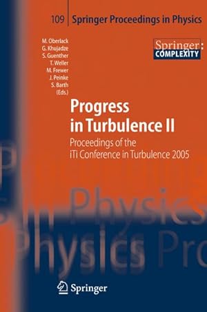 Seller image for Progress in Turbulence II for sale by BuchWeltWeit Ludwig Meier e.K.