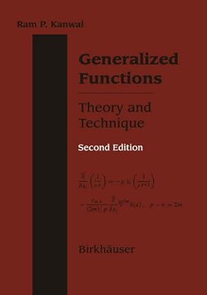 Seller image for Generalized Functions Theory and Technique for sale by BuchWeltWeit Ludwig Meier e.K.