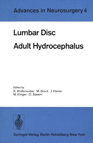 Imagen del vendedor de Lumbar Disc Adult Hydrocephalus a la venta por BuchWeltWeit Ludwig Meier e.K.