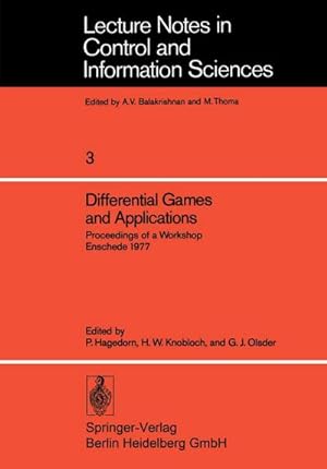 Seller image for Differential Games and Applications for sale by BuchWeltWeit Ludwig Meier e.K.