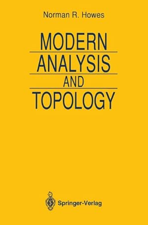 Image du vendeur pour Modern Analysis and Topology mis en vente par BuchWeltWeit Ludwig Meier e.K.