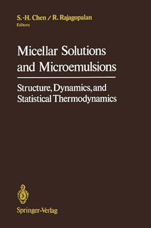 Immagine del venditore per Micellar Solutions and Microemulsions venduto da BuchWeltWeit Ludwig Meier e.K.