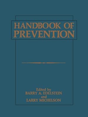 Seller image for Handbook of Prevention for sale by BuchWeltWeit Ludwig Meier e.K.