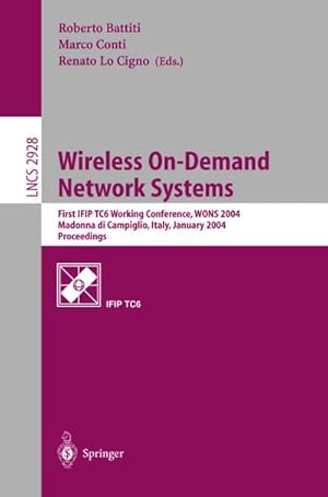 Seller image for Wireless On-Demand Network Systems for sale by BuchWeltWeit Ludwig Meier e.K.